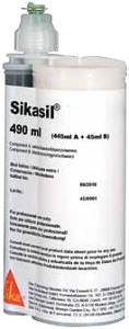 SIKASIL AS785 BLACK IN 490 ML CARTRIDGE