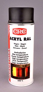 CRC ACRYL RAL BLACK HIGH TEMPERATURE IN 400 ML AEROSOL