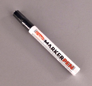 CRC MARKER PEN BLACK IN 10 ML