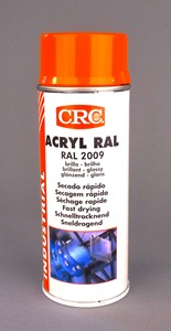 CRC ACRYL RAL 2009 TRAFFIC ORANGE IN 400 ML AEROSOL