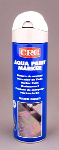 CRC AQUA PAINT MARKER WHITE IN 500 ML AEROSOL