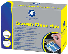 AF SCR020 SCREEN CLENE DUO IN BOX OF 20 SACHETS