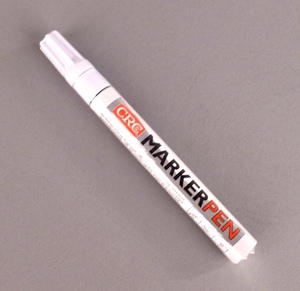 CRC MARKER PEN WHITE IN 10 ML