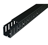 CABLE TRUNKING GF-A7/5 BLACK 25 x 25 WITH SLOT IN LENGTH 2 M