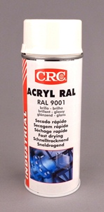 CRC ACRYL RAL 9001 CREAM WHITE IN 400 ML AEROSOL