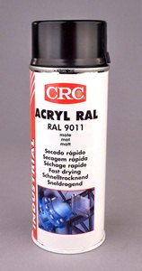 CRC ACRYL RAL 9011 BLACK MAT IN 400 ML AEROSOL