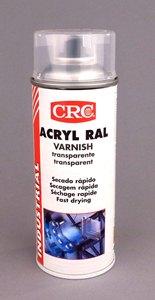 CRC ACRYL RAL VARNISH CLEAR BRILLIANT IN 400 AEROSOL